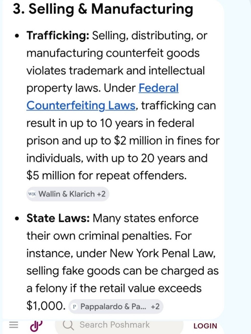 Poshmark Counterfeit Policy - Picture 4 of 4